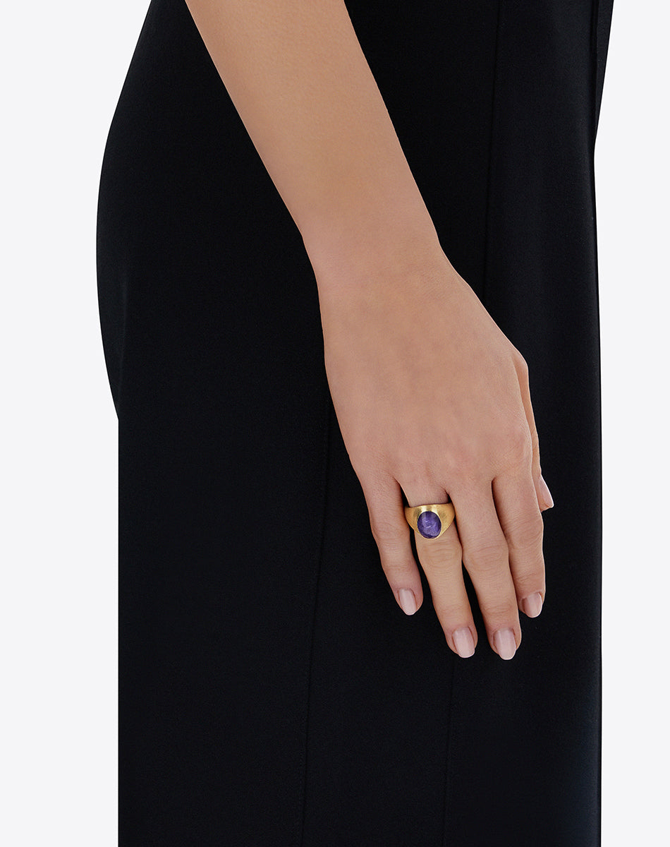 Anello Boules Violetta (piccolo)