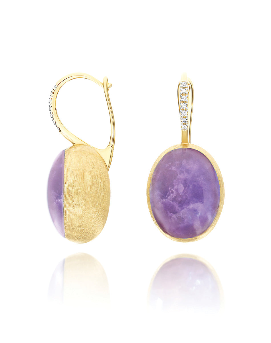 Orecchini Ciliegine Boules Violetta (grandi)